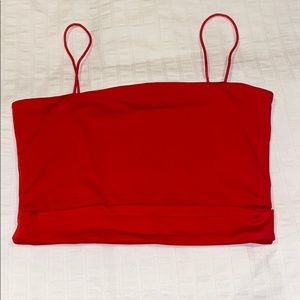 Cutout Cropped Cami Top